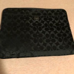 Coach laptop sleeve